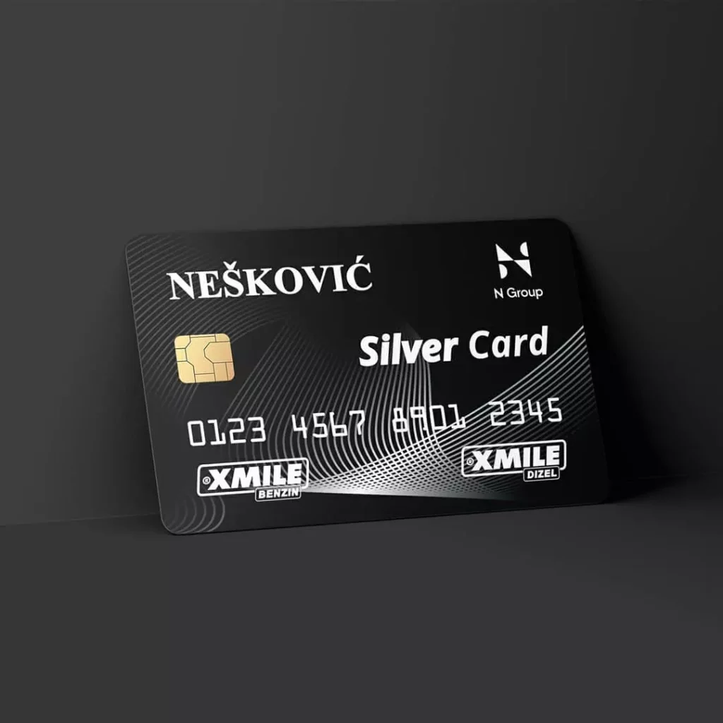 Nešković N Group dizajn kartice za gorivo