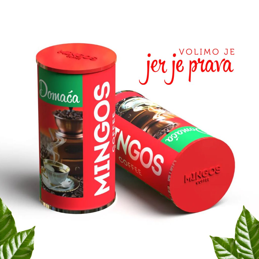 Mingos Coffee dizajn ambalaze